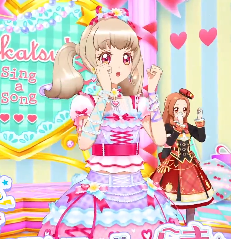 aikatsuencore's tweet photo. ✨Here is a direct side-by-side between the Encore model (left) and the On Parade model (right). 

The Encore model features a higher polygon count, and the eye and hair textures have been reworked to remain more faithful to the anime's design.

#aikatsu #アイカツ https://t.co/wE2ujafVCr