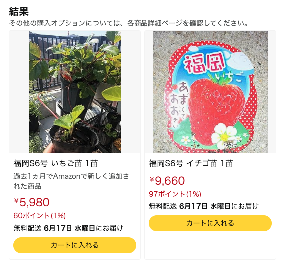 福岡S6号（「あまおう」という商標名で販売される品種）の苗が転売され