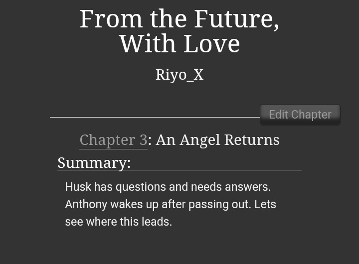 XiAndur's tweet photo. Chapter 3 of From the Future, With Love is now available. Thank you for your patience 
#HazbinHotel #Hellaverse #huskerdust #AngelDust #Husker #FFWL
Read here: https://t.co/Bh4wF4HAU5 https://t.co/eE2y4vY1W2