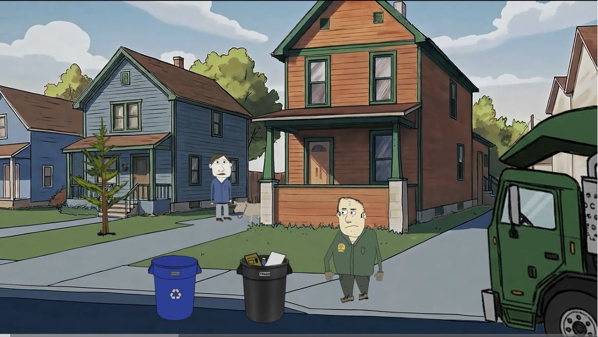 ExploClownNose's tweet photo. @ToonHive The backgrounds for Fred Has Problems are AI generated https://t.co/xW6nQkBTmt