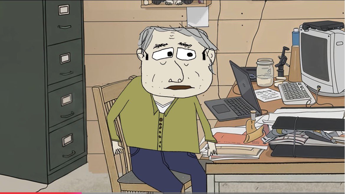 ExploClownNose's tweet photo. @ToonHive The backgrounds for Fred Has Problems are AI generated https://t.co/xW6nQkBTmt