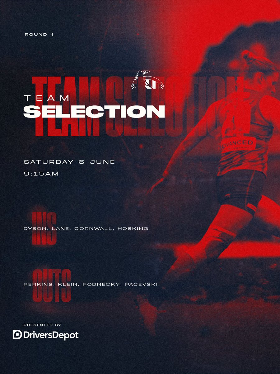 CaseyDemonsFC's tweet photo. Three debutants for our clash against the ladder-leading Pies. Sarah Hosking, Siena Lane and Kheely Cornwall will all run out in the red and blue for the first time 🥳

#CaseyDemons | #VFLW https://t.co/1XRGgUa2L4