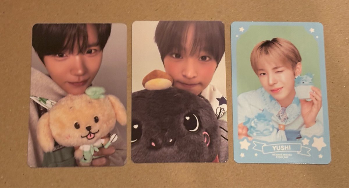 3q86m_'s tweet photo. NCT WISH POP-UP WISH BAKERY 
ベーカリー ウィシ トレカ 交換

【譲】ジェヒ リク ユウシ
【求】サクヤ(セルカ)

郵送にて交換、お気軽にお声がけください♡ https://t.co/rlQmINwE4y