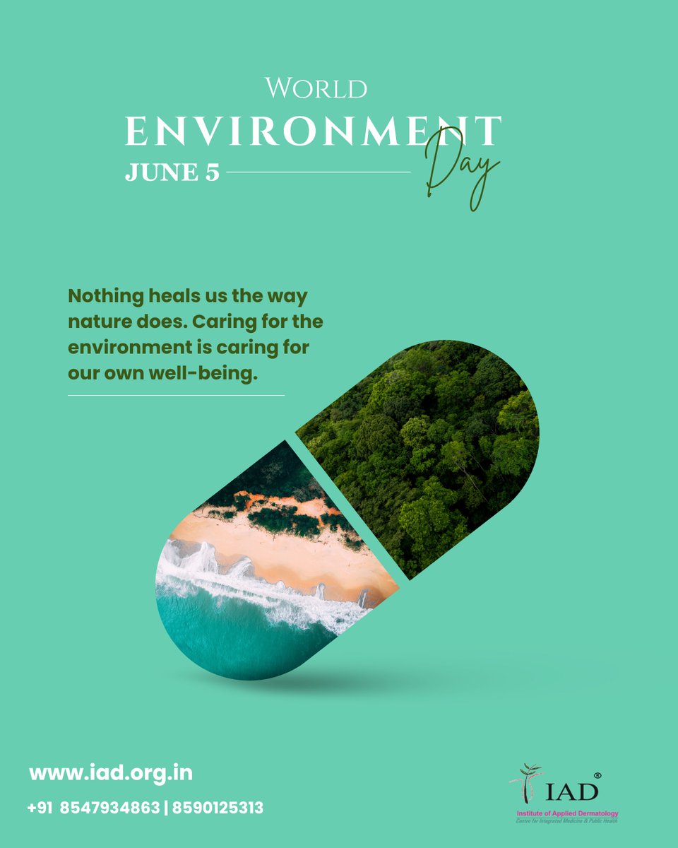 iadorgin's tweet photo. Nothing heals us the way nature does. Caring for the environment is caring for our own well-being. #WorldEnvironmentDay #worldenvironmentday
@MoHFW_INDIA @moayush @WHO https://t.co/afbmjNBgnr