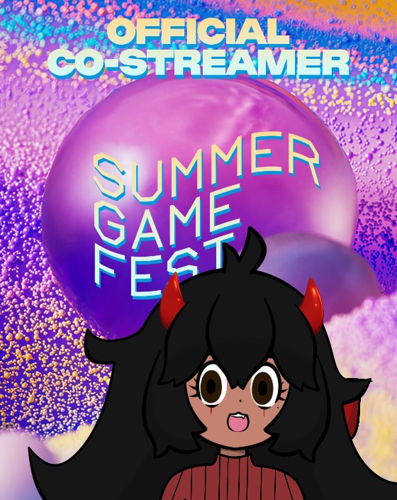 JayKayVT's tweet photo. The biggest gaming show of the summer is tomorrow and your favorite devil is once again a co-streamer for the event!

I'll see you guys at 2pm PST tomorrow for #SummerGameFest

Hope to see you there~ https://t.co/zKXCUD0tVZ