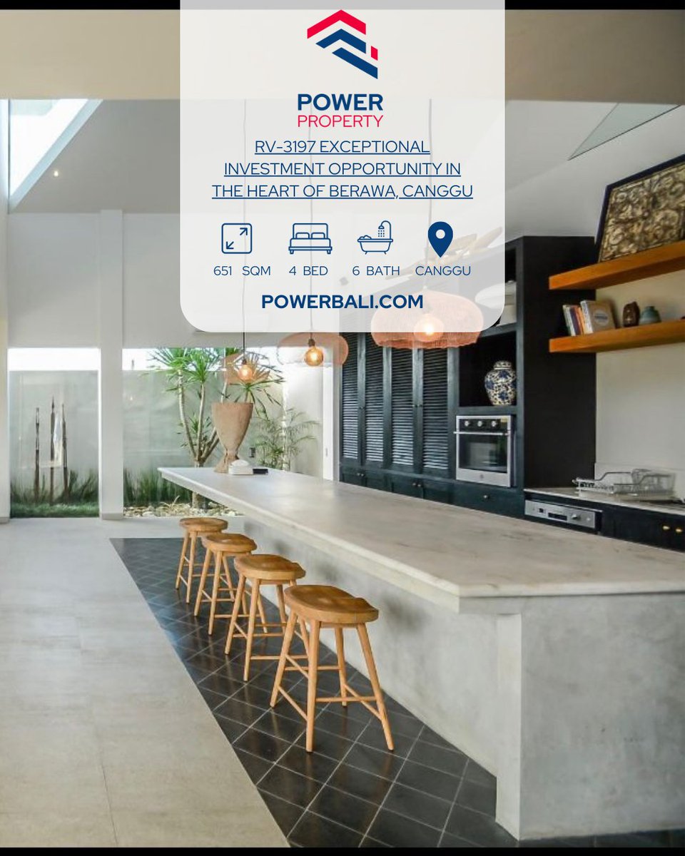 xpbali's tweet photo. RV-3197 Exceptional Investment Opportunity in the Heart of Berawa, Canggu

#Powerproperty #baliVillaSales #balihomes #BaliRealty #VillaForSale #bali #balivilla #balivibes

https://t.co/umGpo12qWQ https://t.co/4t1mJkpXZy