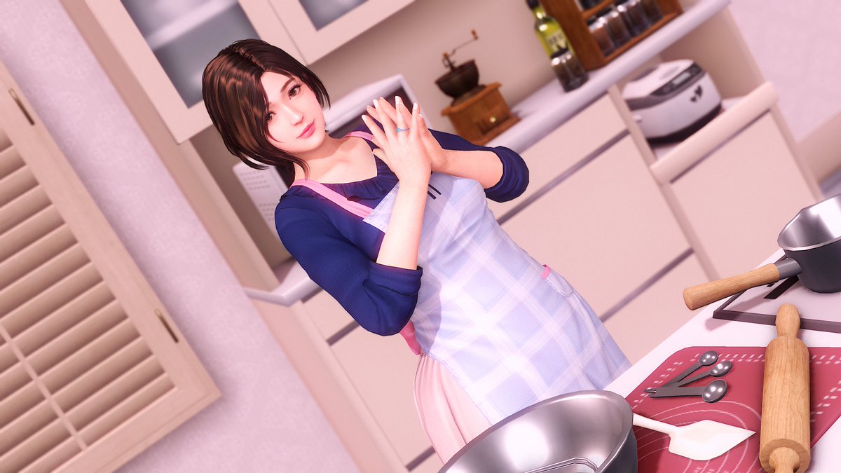 doaxvv_FDRman's tweet photo. 【若奥様との新婚生活②】
「すぐに出来るから少し待っててね…♡」

…さゆりさんがブランチを準備してくれています♡幸せな朝だ♡
#DOAXVV #さゆり愛 https://t.co/KQl9O1nV9A