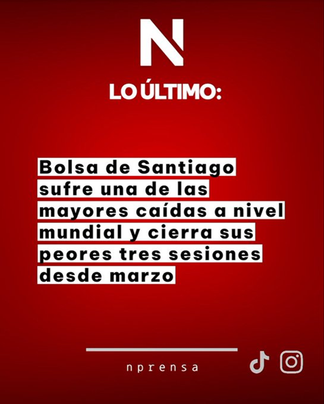 espartiata369's tweet photo. LES DIJIMOS:  NO VOTEN POR WUEONES.

LA BOLSA DE COMERCIO SE FUE A LA MIERDA CON EL DESGOBIERNO DE KAST. https://t.co/CdOoEYlSX8