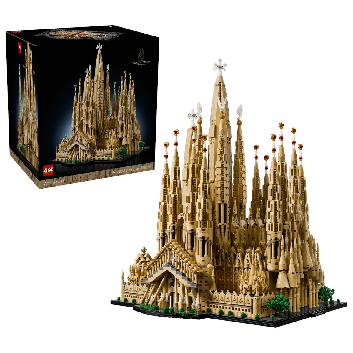republiqueBRA's tweet photo. ⛪️ 🧩 LEGO anuncia o maior conjunto já lançado pela marca: o LEGO Architecture Sagrada Família, com 12.060 peças, recriando a famosa basílica de Barcelona, na Espanha. https://t.co/XhH4T33bJ5