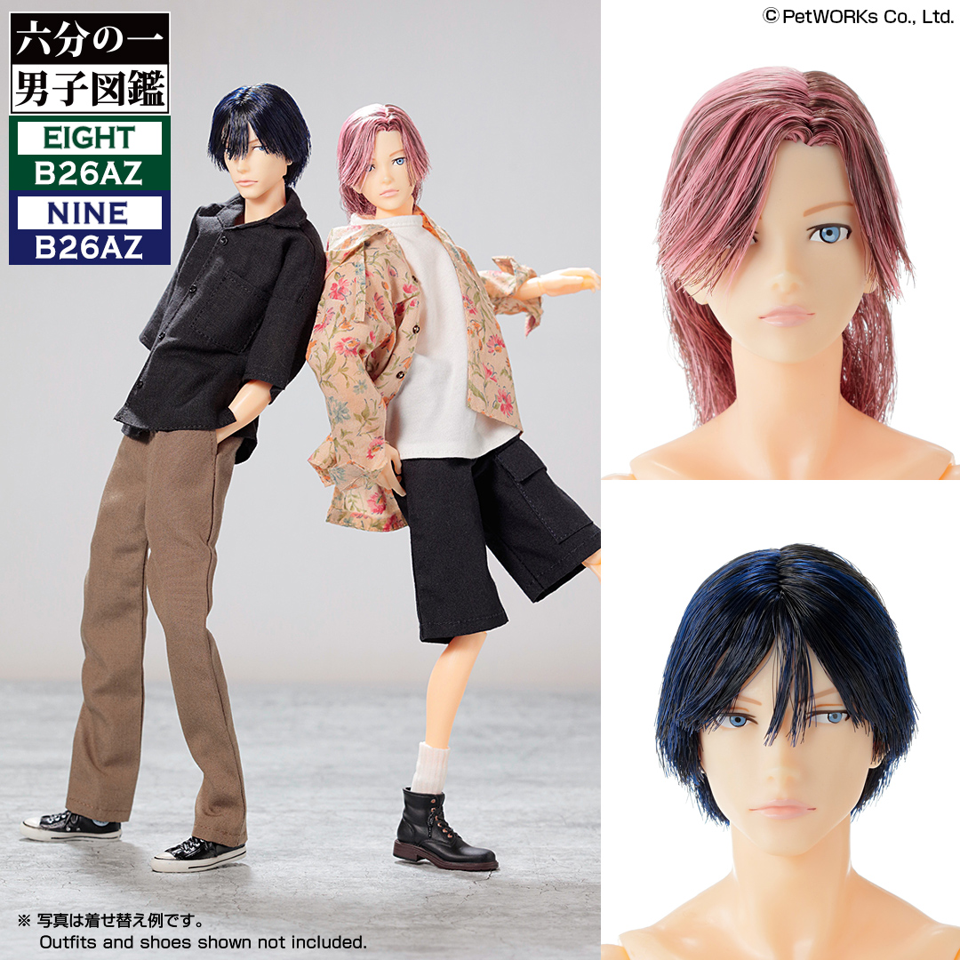 新商品】PetWORKs『六分の一男子図鑑 B26AZ エイト』『六分の一男子