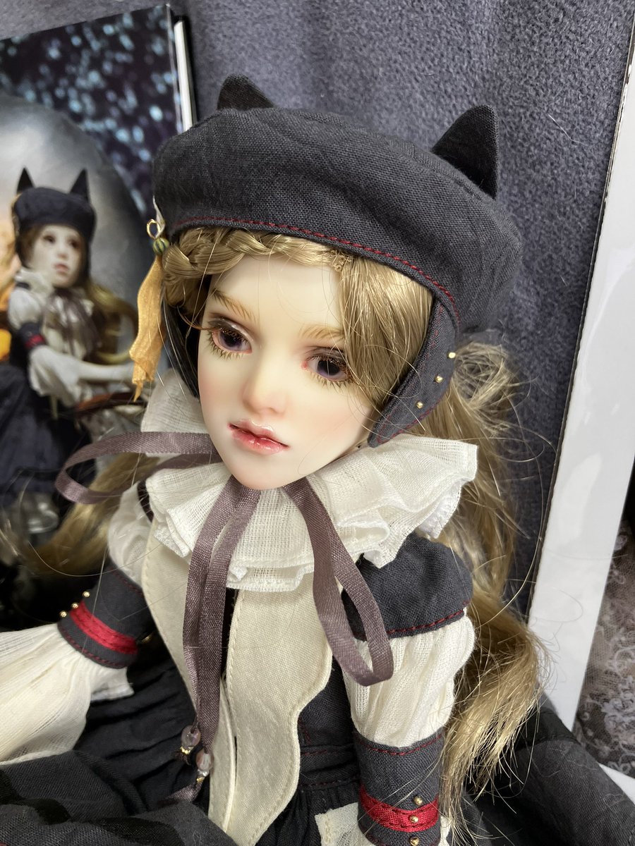 Naopolitan's tweet photo. 人形教室に吉田先生原型キャストドールをお連れした。吉田先生自ら取り外し技術とアートの詰まった構造やこだわりをご講義‼️なんという贅沢❣️うちの子は特別中の特別な子になった。歓喜‼️ https://t.co/kMMWpmZCxm