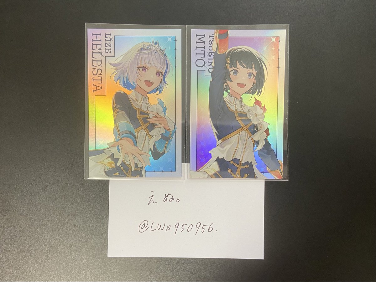 LWs950956's tweet photo. 【交換】にじさんじ CONCERTO Day1
ランダム キラキラカード 

譲｜画像1枚目

求｜画像2枚目

郵送にてお取引

検索からでもお気軽にお声掛けください https://t.co/QkB2Kvq8jw