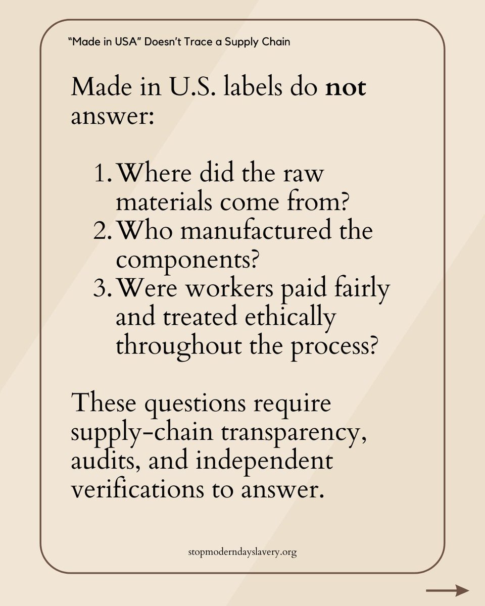 StopModern's tweet photo. The “Made in USA” label is one of the most recognizable but misunderstood labels in the United States.

Read more: https://t.co/UqErYXzaTy #madeinUSA #madeinamerica #madeintheus https://t.co/fayquKhYkQ