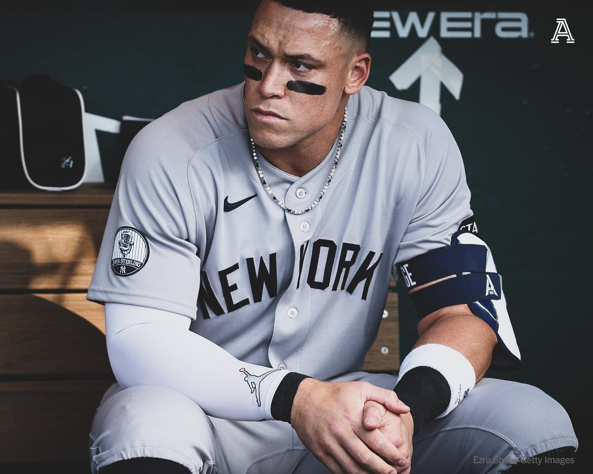 TheAthleticMLB's tweet photo. Aaron Judge has been diagnosed with a stress fracture of the first rib on his right side, the Yankees announced.

He will undergo additional testing in about four to six weeks to assess healing and determine next steps.

More details: https://t.co/Jfvaip1ozU https://t.co/H4Fcd6n7rG