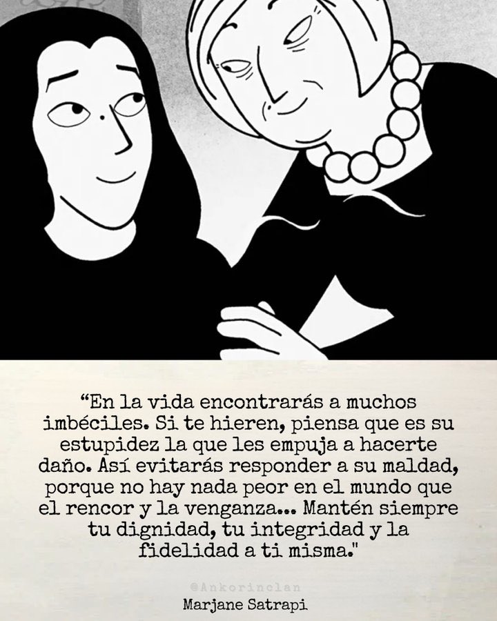 mdiabolic's tweet photo. Se fue la gran ilustradora y autora de Persépolis, Marjane Satrapi. 💔 
Su familia dijo que murió de tristeza, 14 meses después de que muriera el amor de su vida. Vuela alto Marjane.
 🤍😢 https://t.co/kwhKAVh4Zg