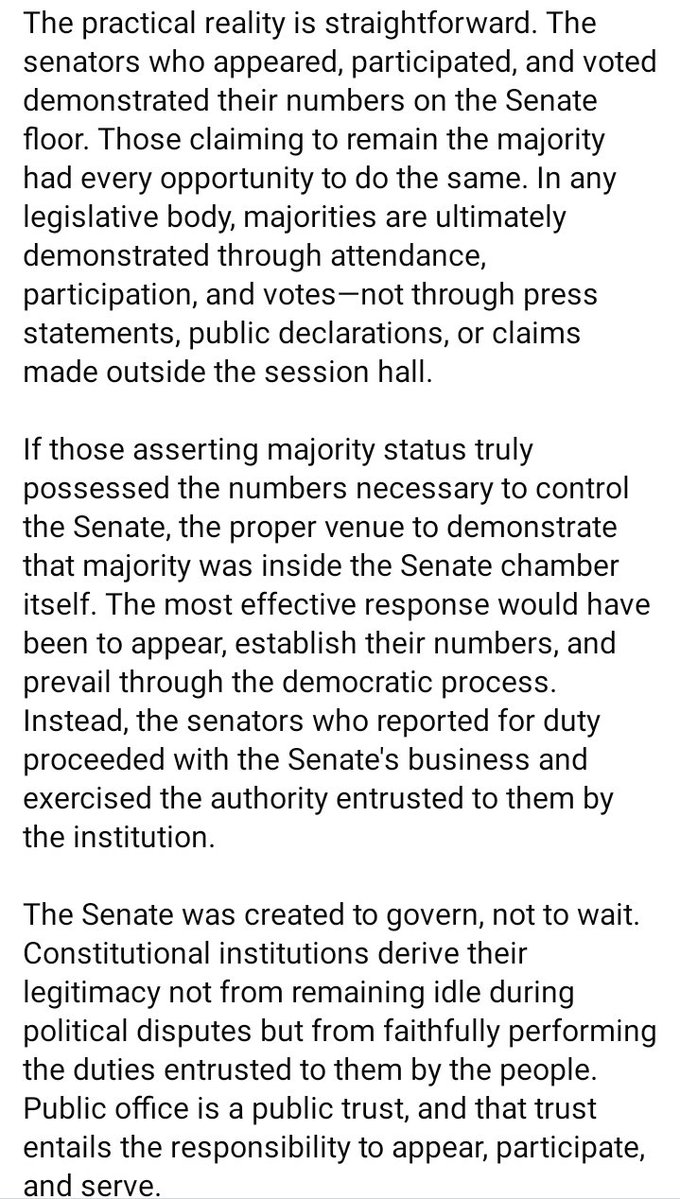 DeusXMachina14's tweet photo. Oh even RPMD is on the Gatchalian Bloc side on the senate leadership row. https://t.co/5fB8cwu9ch