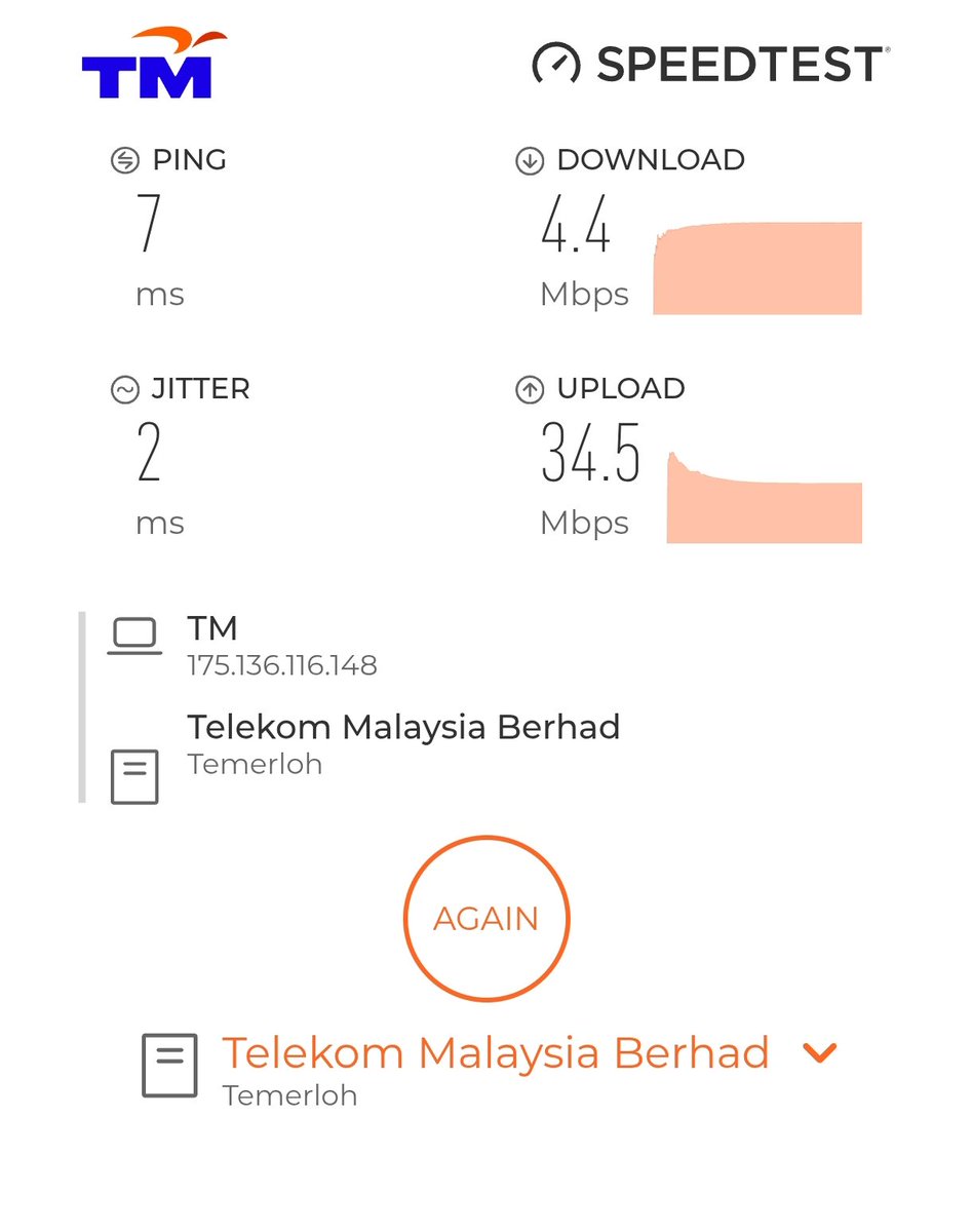 saifulariffin_'s tweet photo. @unifi Hi tuan/puan , daripada semalam speed unifi saya bawah 10 mbps, saya langgan 500 mbps, kenapa ya, dah banyak kali restart modem router. https://t.co/jgZZ6o0AcH