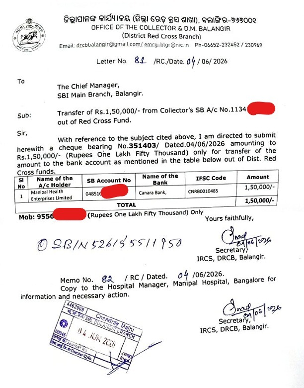 AskLipun's tweet photo. People often say that social media ranting doesn't help in governance. Let me share what I witnessed over the last 24 hours.

On the evening of 3rd June, an Odia friend called me seeking help. A 22-year-old youth, Devendra Suna from Balangir, employed as a salesman in a major retail chain, had passed away at Manipal Hospital, Old Airport Road, Bengaluru, due to complications arising from sickle cell disease.

Devendra came from a poor family. A few years ago, the family had already lost another son to the same disease. His elderly parents had no means to clear the pending hospital bills or bring their son's mortal remains home. I was asked whether we should start a crowdfunding campaign.

My response was simple. We had already lost the young man. If crowdfunding had to be done, it should be for someone who could still be saved. For Devendra, I felt the State should stand with the family.

Within minutes, we collected the necessary documents and his father's appeal and posted the issue on X.

Frankly, at nearly 10 PM, I expected nothing.

But within hours, Odisha Health Minister @MahalingMukesh responded. Despite the late hour, the Balangir district administration reached out. Soon, the intervention of @CMO_Odisha followed. They assured us that the issue would be addressed first thing in the morning.

And they kept their word.

Before Devendra's cousin could even reach the hospital the next morning, calls had already come from the Health Minister's office and the Labour Department. The matter was being actively monitored by both the Health Minister's office and the Chief Minister's Office.

Officials held discussions with the hospital, coordinated with relatives in Bengaluru and explored every possible solution. Two district administrations became involved. Multiple agencies worked together. It felt like a war room where everyone had one objective — ensuring that a grieving family was not left helpless.

By around 4 PM, all pending issues had been resolved. ₹1.50 lakh was sanctioned from the Red Cross Fund of the Collector & District Magistrate, Balangir towards settlement of the medical dues. Through extensive coordination, Devendra's mortal remains finally began the journey back home to Balangir in a fully equipped ambulance, allowing his elderly parents to perform the last rites with dignity.

What I witnessed over these hours was not politics.

It was governance.

It was empathy.

It was the power of responsive administration.

Heartfelt thanks to Hon'ble Chief Minister @MohanMOdisha, Health Minister @MahalingMukesh, @CMO_Odisha, @HFWOdisha, @IPR_Odisha, the Balangir district administration, officials across departments, the Labour Department, Maa Tarini Seva Trust and everyone who quietly worked behind the scenes.

In an age where cynicism is fashionable and many dismiss social media as mere ranting, this experience reminded me that sincere appeals, backed by compassionate and responsive governance, can indeed make a difference.

Yesterday, a poor family feared they would not even be able to bring their son home.

Today, Devendra is on his final journey to Balangir.

Sometimes, governance is not about grand announcements.

Sometimes, it is simply about ensuring that grieving parents get to bid farewell to their son with dignity.

That, perhaps, is what humanity is all about.

Om Shanti. 🙏