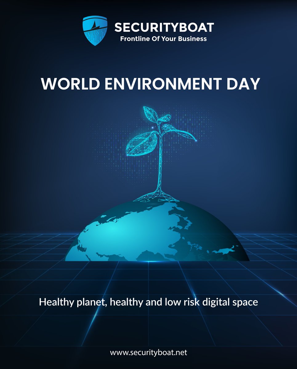 Securityb0at's tweet photo. Sustainability and security go hand in hand.

This World Environment Day, SecurityBoat is committed to a safer digital and greener future.

#WorldEnvironmentDay #SecurityBoat #CyberSecurity #Sustainability #GreenTech #FutureReady https://t.co/YAH8Ma5Xyw