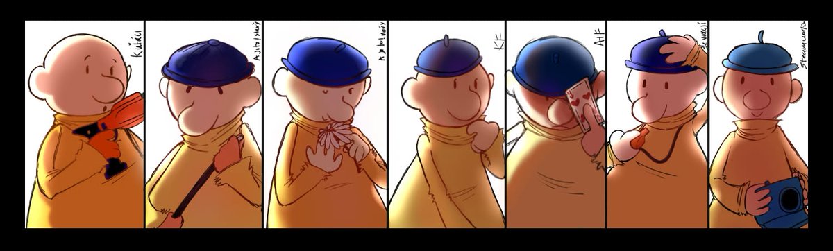 socks80892's tweet photo. Different versions of pat 
#patamat https://t.co/dQNPPLvnxz