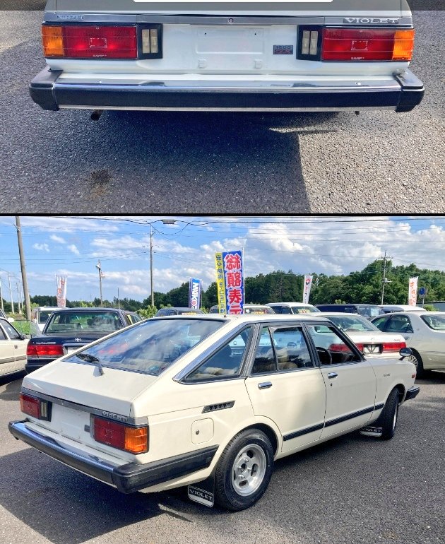esSmpfylut1uVdb's tweet photo. バイオレット5ドアハッチバック1600GX。姉妹車のスタンザリゾートってのもあったな…懐 https://t.co/M9cd9ctUwb