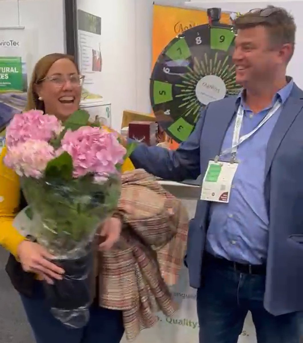 agnovatech's tweet photo. Another fantastic Hort Connections in the books! Thanks to everyone who stopped by our stand, had a spin of the wheel, and chatted with the team. Congratulations to Pamela, the lucky winner of our hamper! 

#HortConnections #HortCon26 #HC26 #Horticulture #AUSVEG https://t.co/ZViI8tZUZn