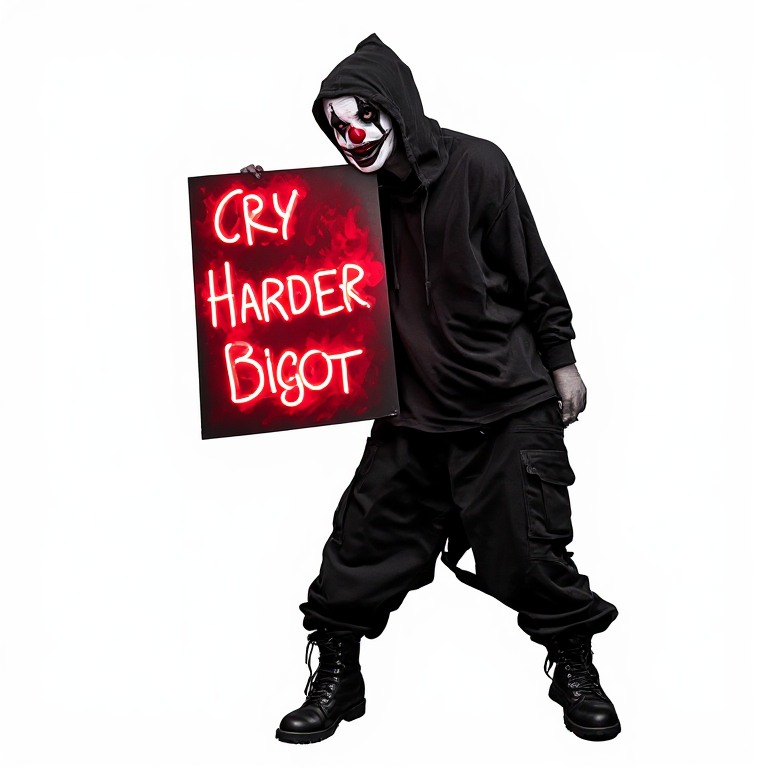 HanbiReaper's tweet photo. @XBOT_COLLECTOR @XBOT_COLLECTOR  I love having you muted on my end and not seen your comments bigots crying just makes me laugh here's a tissue dry your oily tears https://t.co/NVwrBSBUPi
