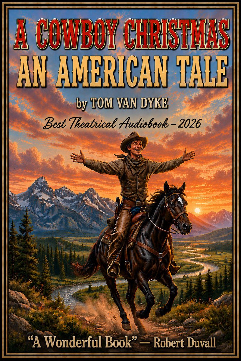 iammarkvandyke's tweet photo. "Tom, I was There! - You put me in the saddle, an adventure, the risks of life, the joys of nature... A Western Experience in every sense of the word" - Robert Duvall

https://t.co/A9SSafuoUD https://t.co/M2l6AgvyLZ