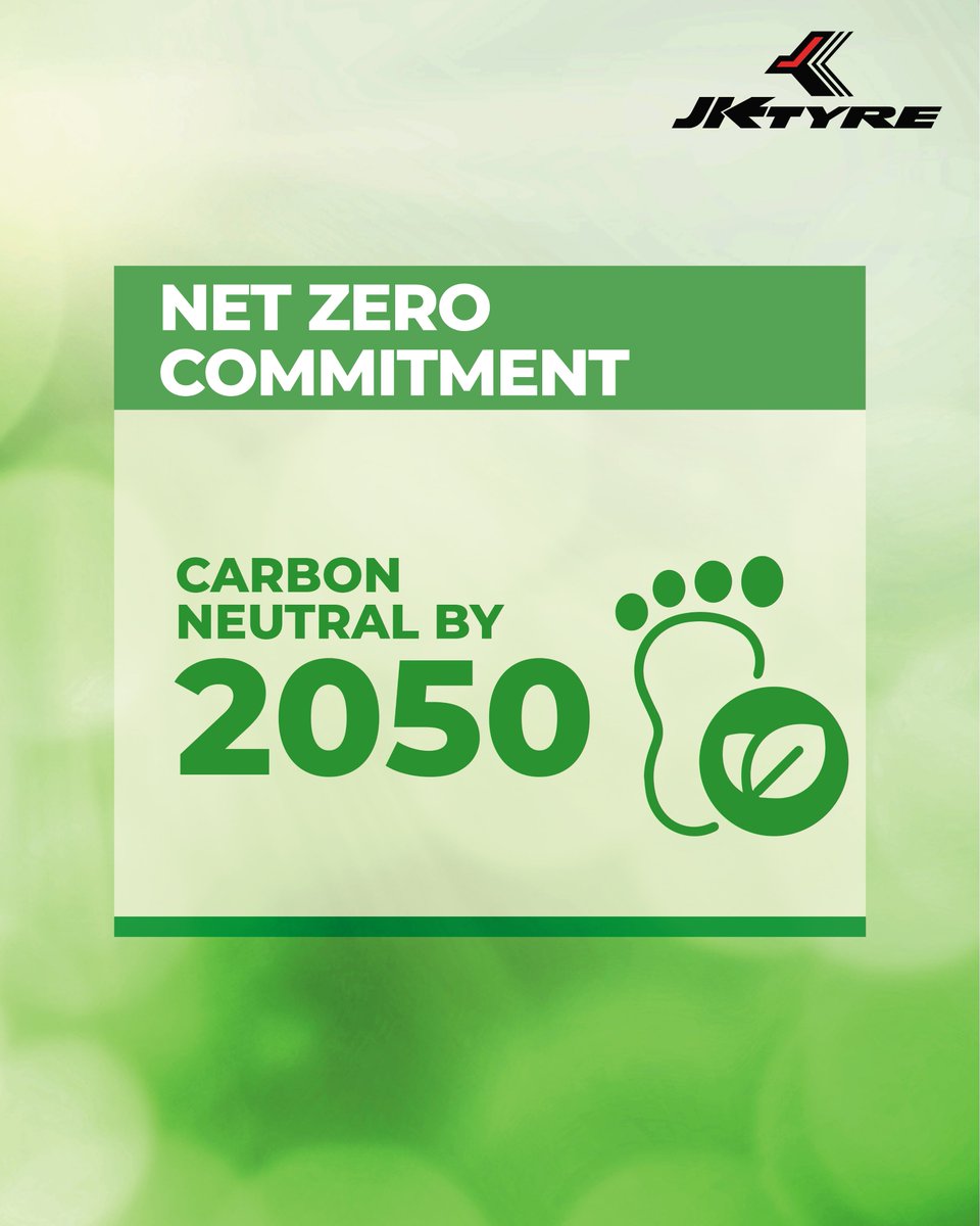 JKTyreCorporate's tweet photo. As we celebrate World Environment Day, we continue to push boundaries with sustainable tyres, efficient operations, and a long-term vision for a greener planet.
#JKTyre #TotalControl #WorldEnvironmentDay https://t.co/3hGAM6diGT