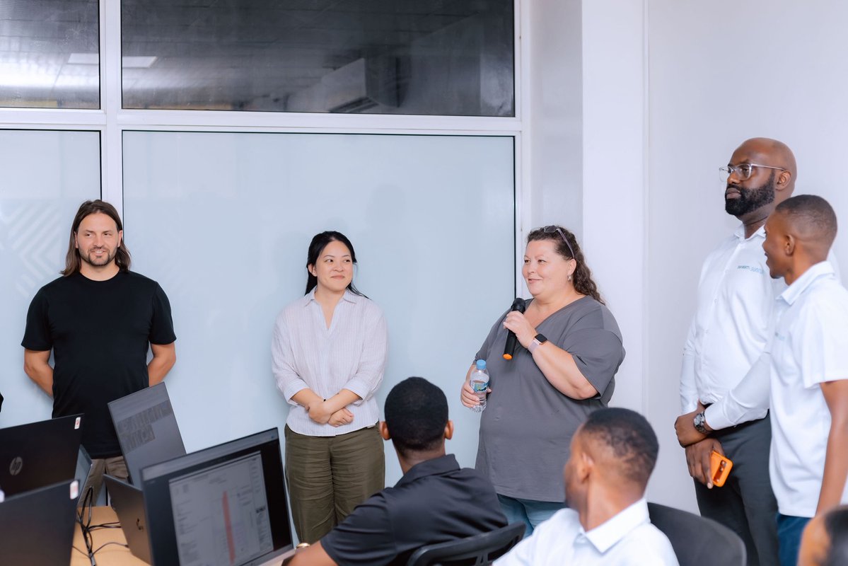 MEngineeringCo1's tweet photo. From Kigali engineering tables to solar powered homes in America. The Sunrun team joined Mighty Engineers Rwanda to demonstrate how their innovative designs become real-world solar installations. https://t.co/E8wqNhLc9r