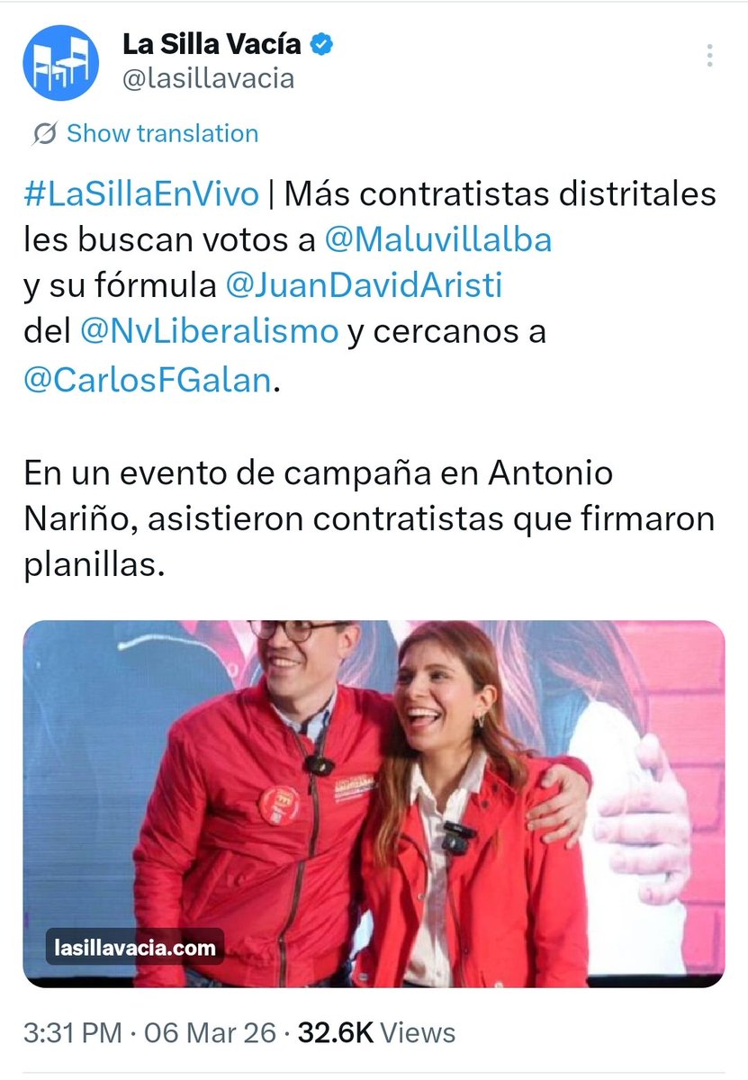DanielFLopezP's tweet photo. ¿También va a poner a los contratistas distritales a buscarle votos a Abelardo? 🤔 https://t.co/MvhS45skEo
