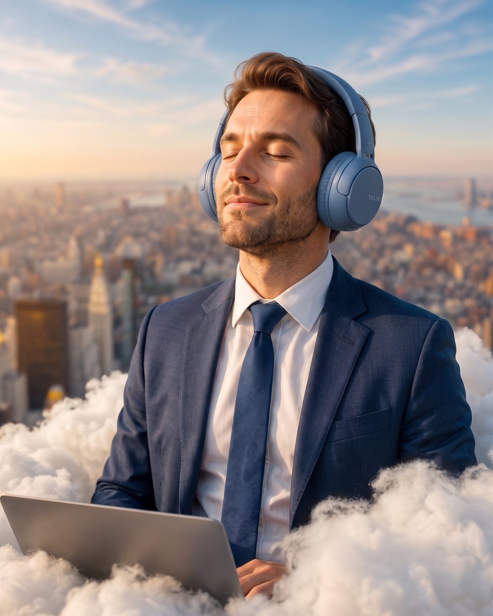 talixglobal's tweet photo. Floating above the noise. 🏙️✨

Escape the daily hustle and find your personal cloud with the TALIX H30 Hybrid Noise Cancellation. Ultimate comfort, zero distractions.

#TALIX #TALIXH30 #Audio #MeTime #headphones https://t.co/4Q18n2icvw