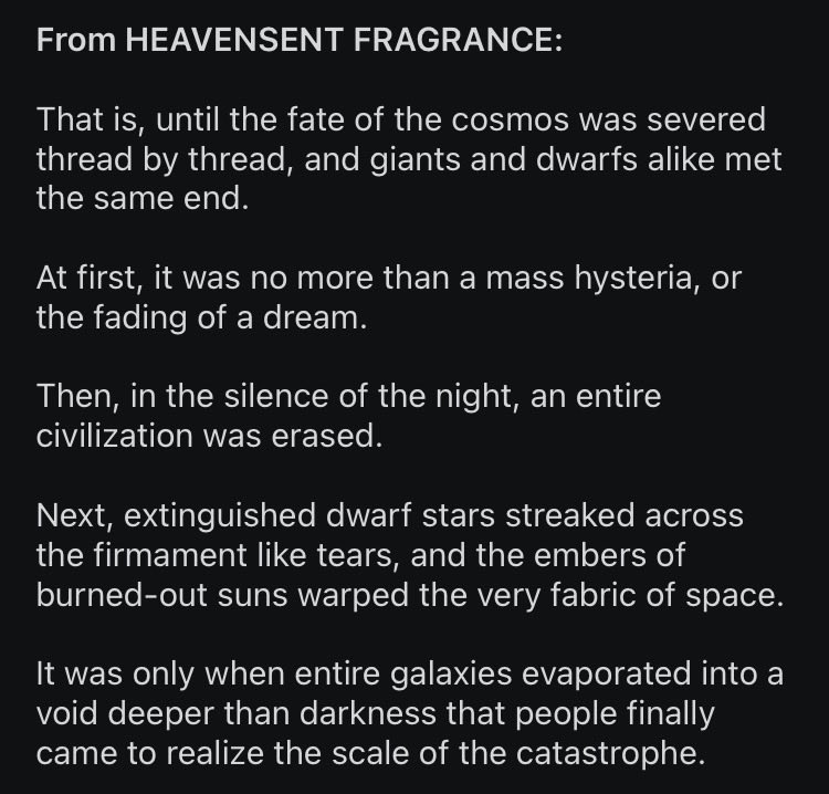 ifinity0407's tweet photo. @BlueLotusMAY @yellowschythe Plus this doesn’t sound like HSR I feel the voyagers who operated at a universal range would mention something from honkai atleast once https://t.co/D9oPhO42FN