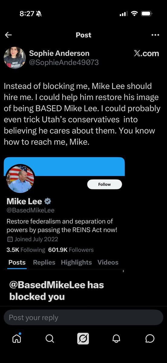 JoeJUtah's tweet photo. @bumpkin45 @alexisence As Phil’s #1 fan girl (formerly paid employee fangirl), I’m sure this makes the road to political heaven much easier when we eat our own. https://t.co/kqE0p0Plkg