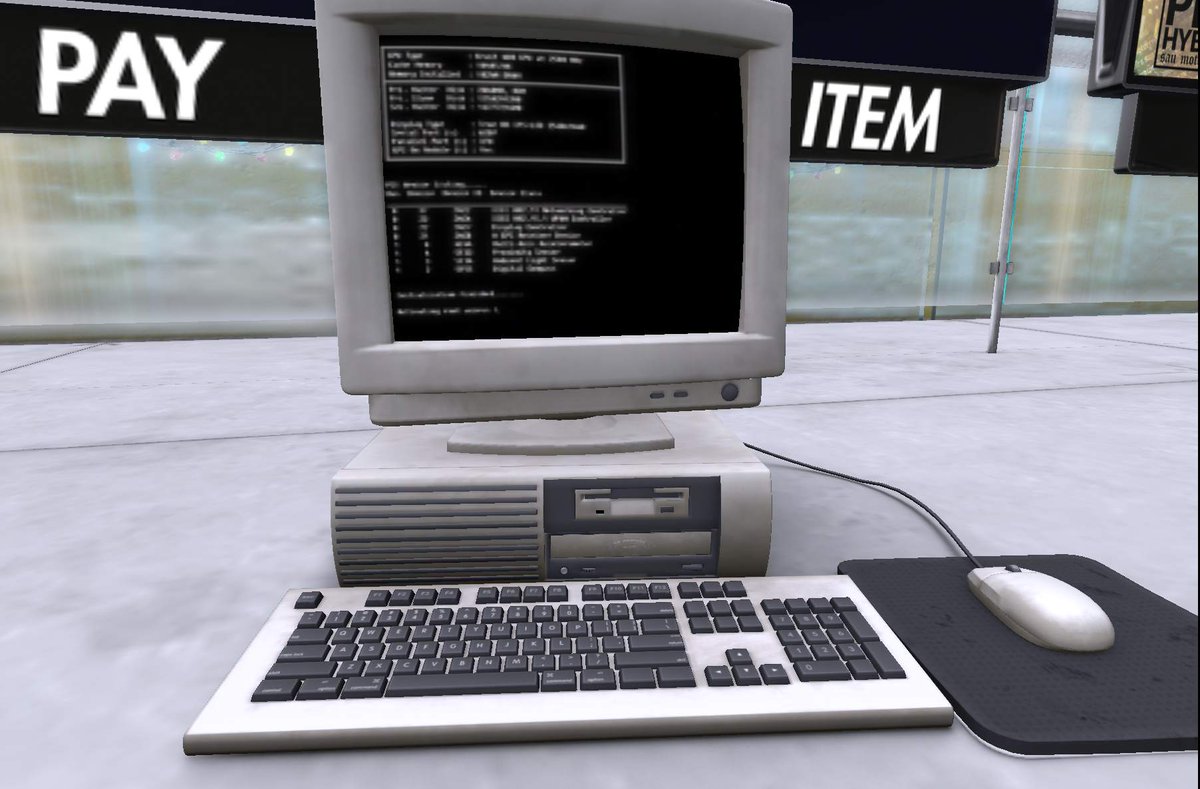 KenjiTammas's tweet photo. Happy Weekend Saleでは懐かしいPCがL$60で販売されていました
https://t.co/5Fm6s39JGL https://t.co/BMvgFVMHDo