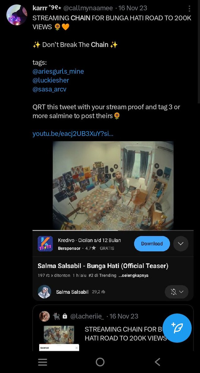 callmynaamee's tweet photo. kalau kita bikin chain konten hatchu gimana??? https://t.co/vCXC6lilVd