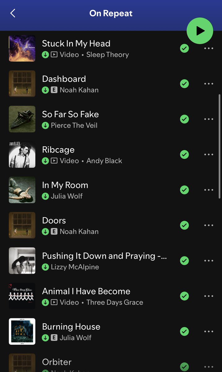 Debuffduck's tweet photo. pfp vs on repeat 

I can’t stop listening to Noah Kahan 😭 https://t.co/253VcWxrDe