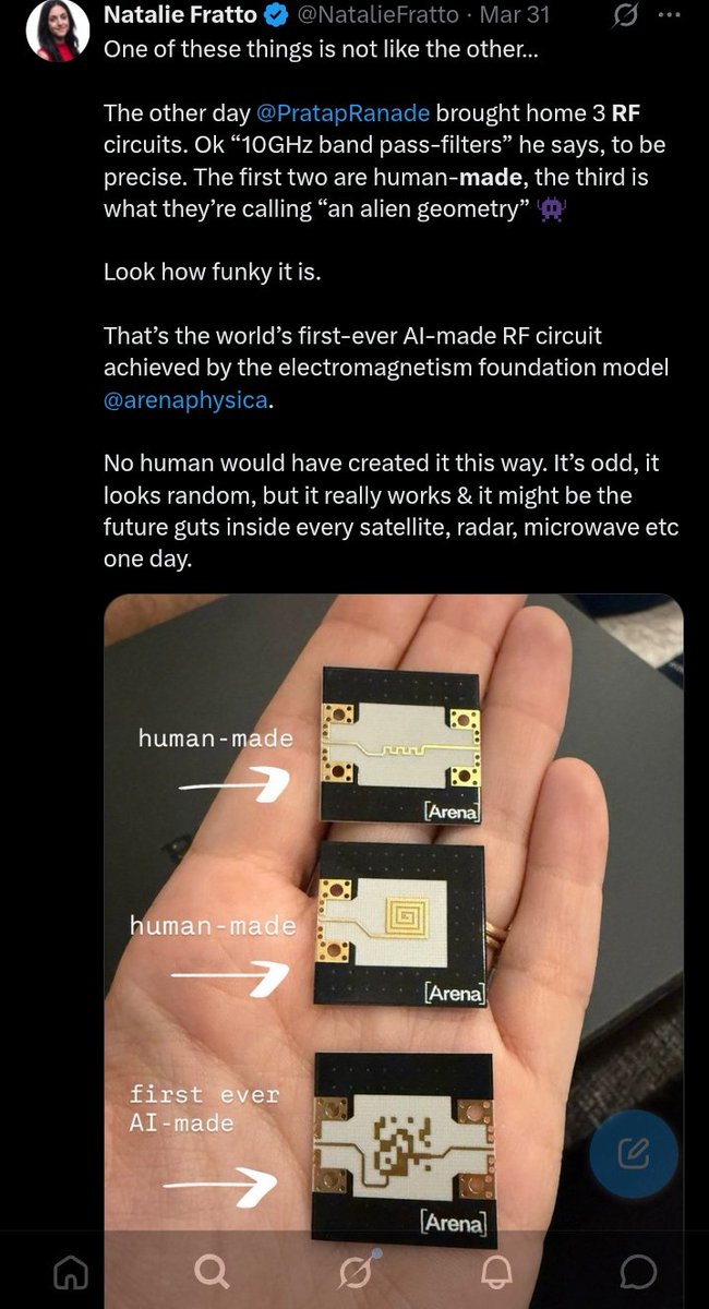 sofdmc's tweet photo. @CarolinAramburo @grok AI can break the stagnation in many STEM fields &amp; the stranglehold on innovation.

We need to be sure not to let it rule the house &amp; build a cage we can't get out of. https://t.co/jNfEOLxc8a