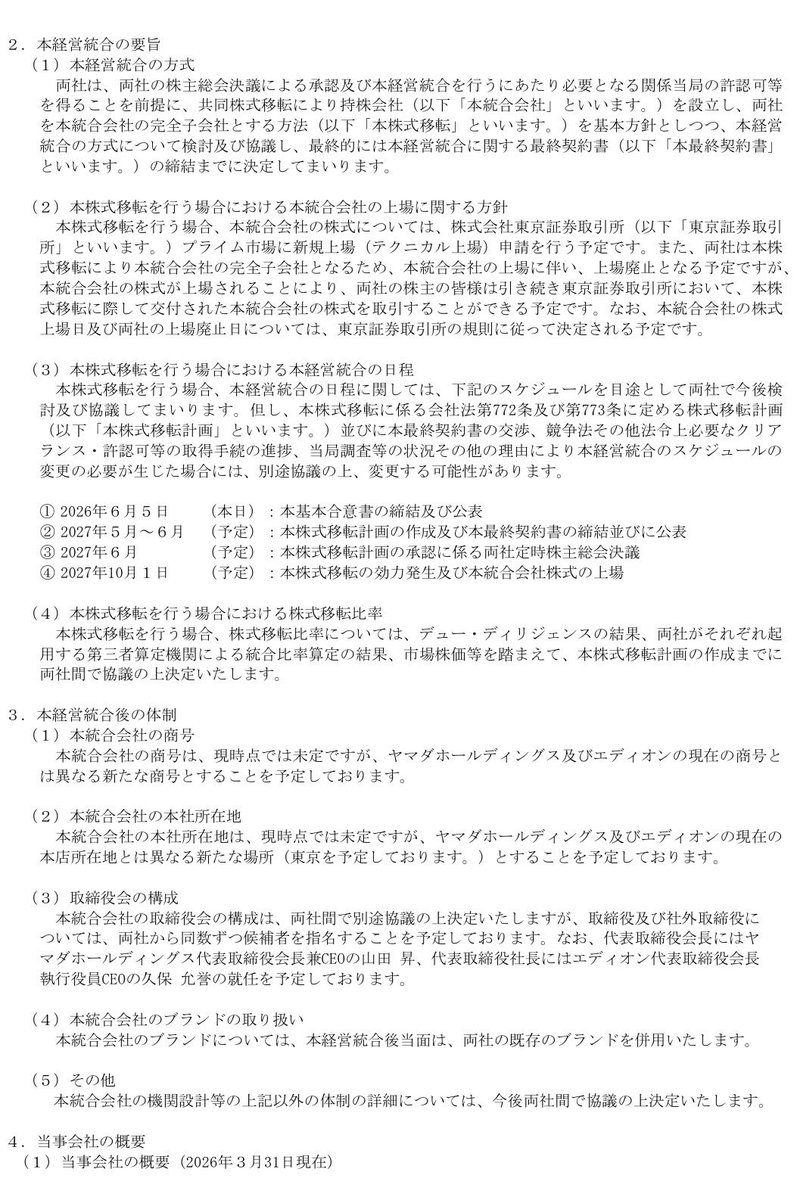 puchogen's tweet photo. ヤマダ&amp;エディオン商号変えるんだとよ https://t.co/hyXudojqpv