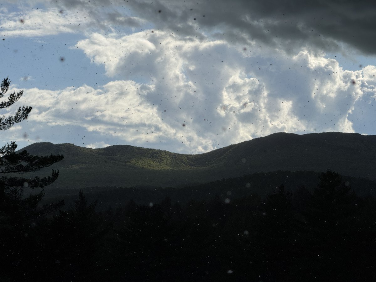 Dusty_But_Clean's tweet photo. @GetOnTap Hail storm two days ago over Sterling Mountain, Johnson, VT https://t.co/wjGvnb21xy