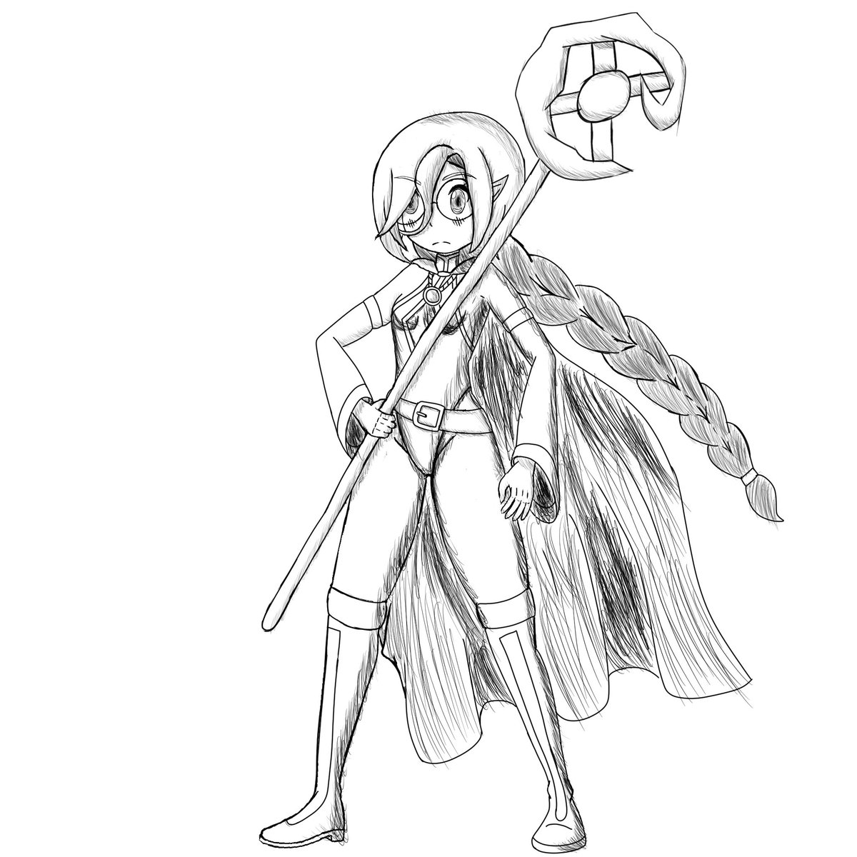 kaptainnexus's tweet photo. Ryuka (WiP) https://t.co/QV5TjaJfFY