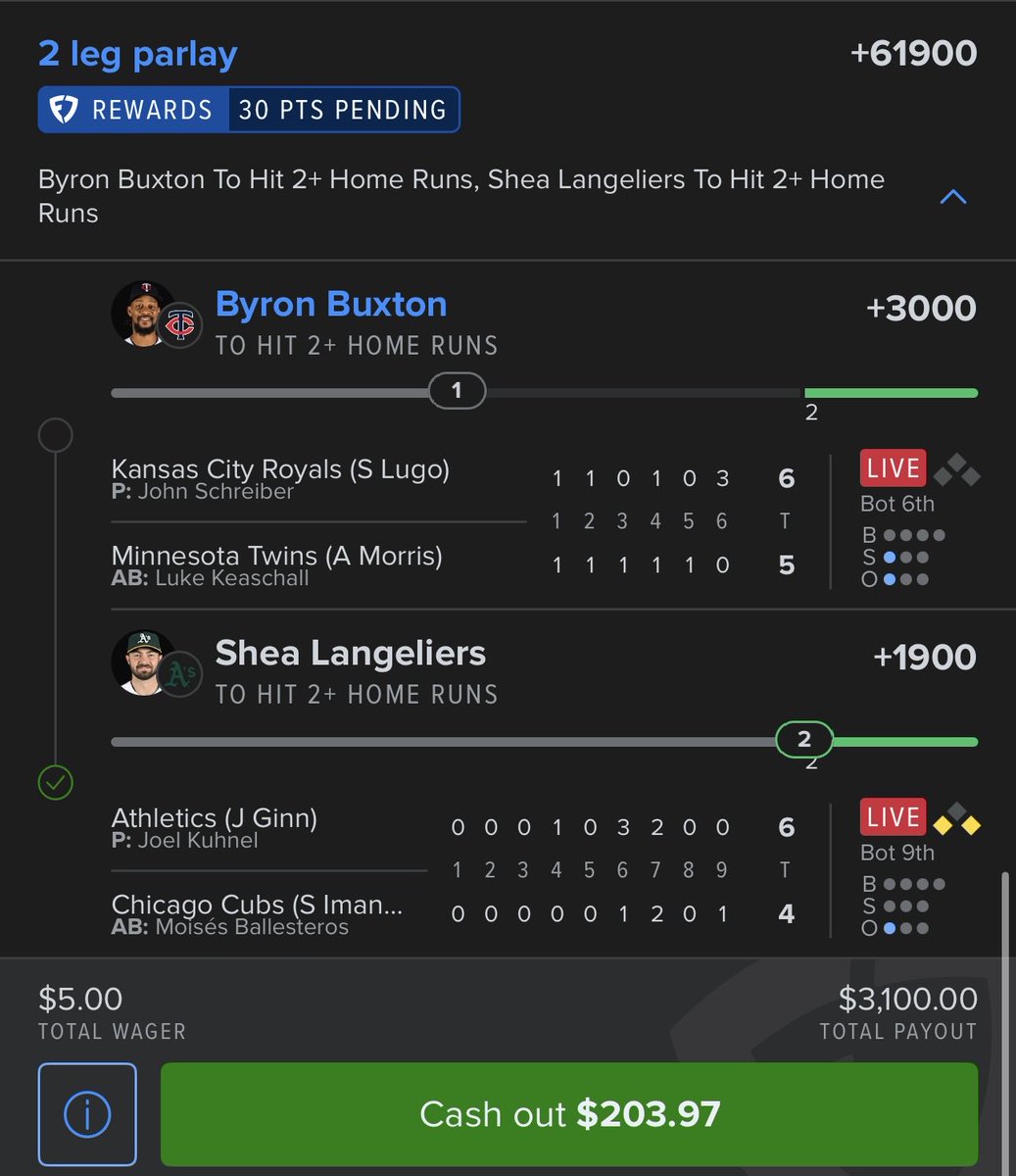 dingerzzzzzz's tweet photo. Buxton gonna cash for me? https://t.co/H5a2zCuJQi