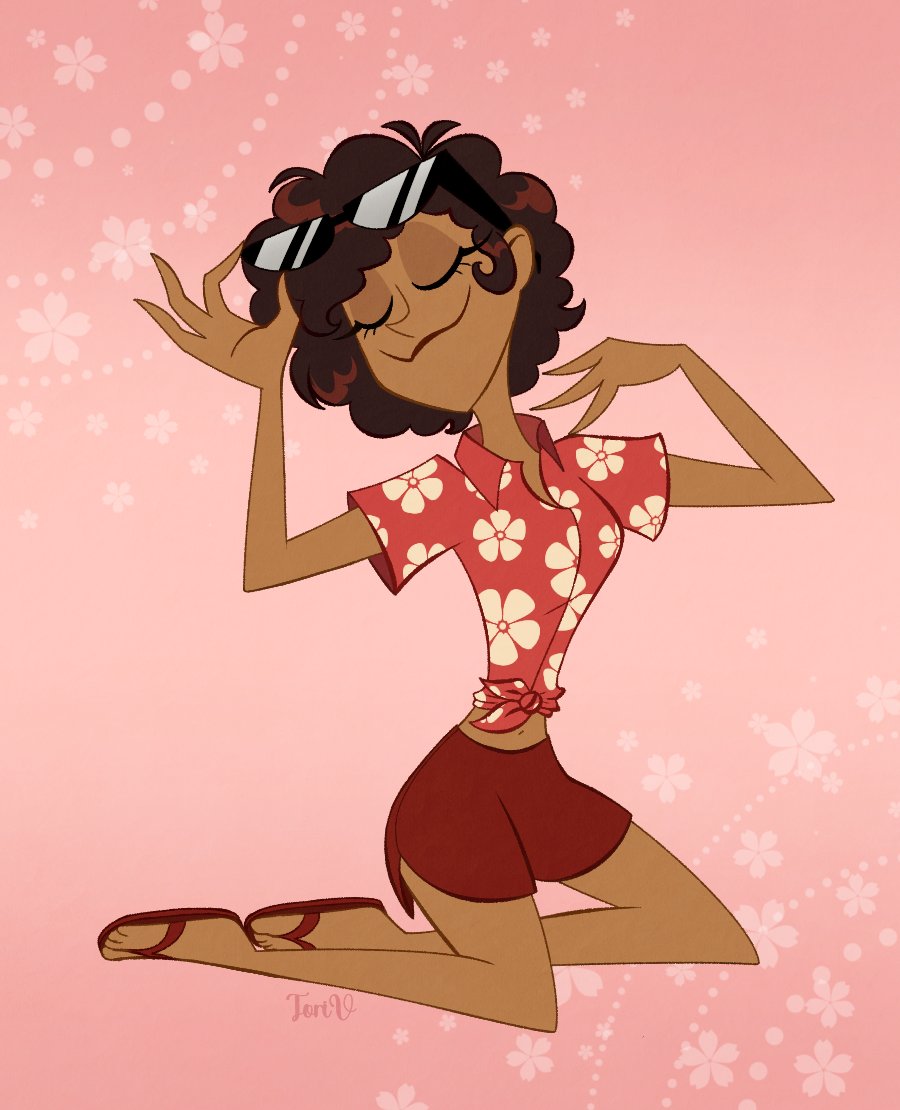 ToriV2306's tweet photo. Hot summer babe
#HazbinHotel #Alastor #FemAlastor https://t.co/VGr8t587pf