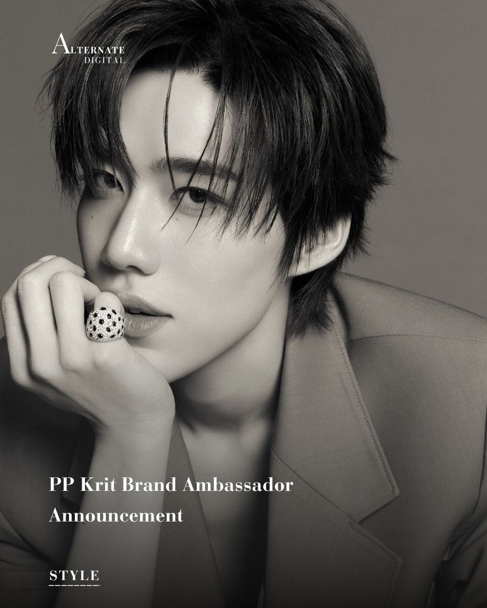 altagazine's tweet photo. @Cartier   มีความยินดีที่จะต้อนรับพีพี กฤษฏ์ อำนวยเดชกร (@pp.kritt ) ในฐานะแบรนด์แอมบาสเดอร์คนล่าสุดจากประเทศไทย ผู้ถ่ายทอดจิตวิญญาณแบบร่วมสมัยของเมซงผ่านตัวตนอันโดดเด่น สไตล์อันเปี่ยมไปด้วยอิสระ และพลังแห่งความคิดสร้างสรรค์อันไร้ขีดจำกัด
#CartierThailand https://t.co/kW92IkXbc7