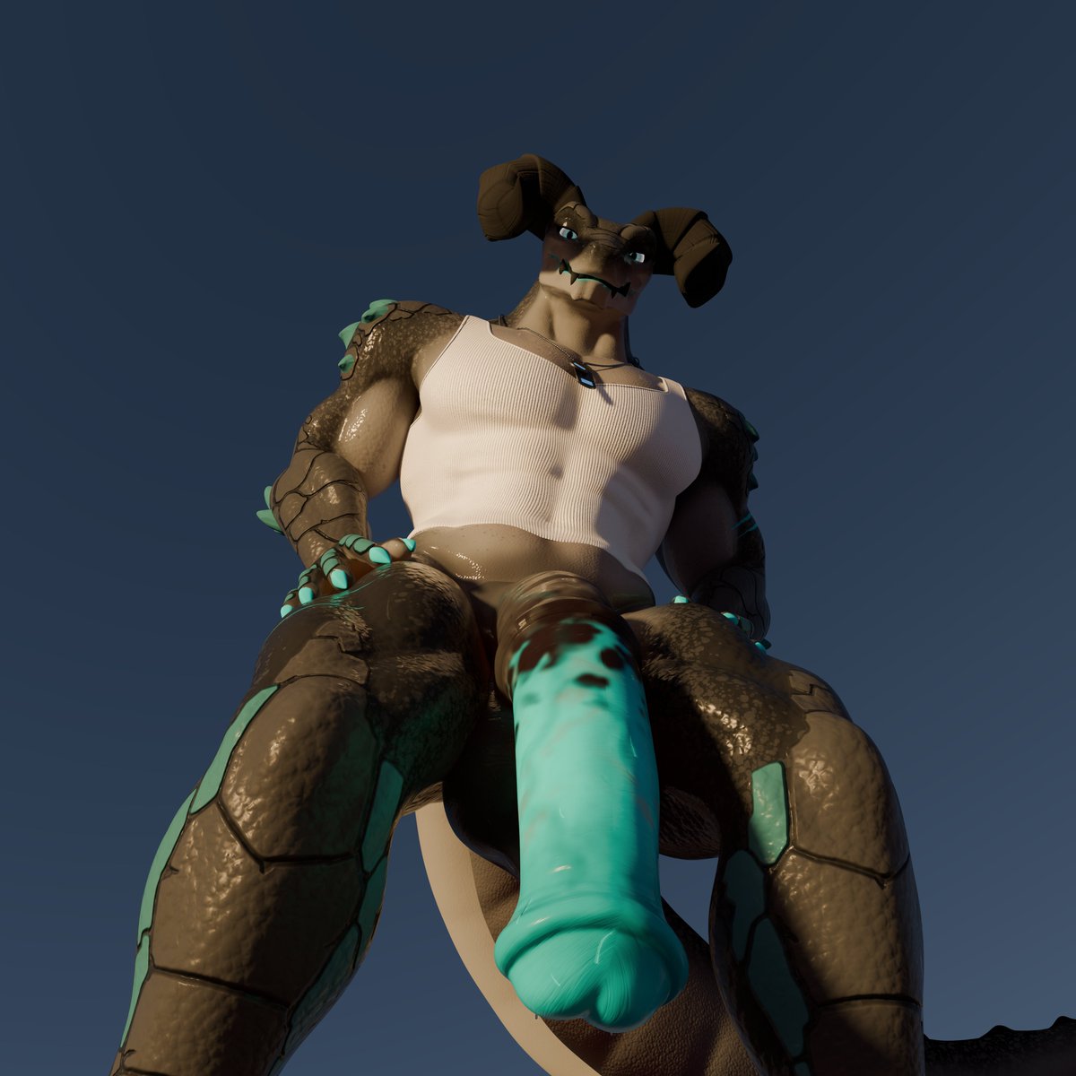 Tactic_protogen's tweet photo. You just finish your training and this is what you see after closing your eyes for a second.

I have the energy to do a quick render while i finish my stay at the hospital
Model by
@VulgarVictor583

#nsfw #Deathclaw #furry #3dart #furryfandom https://t.co/oqwpP3uDp2