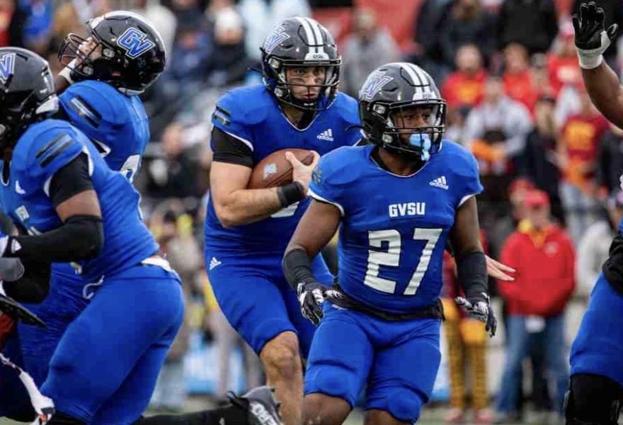 Tonycp51's tweet photo. Blessed to receive my first offer from Grand Valley State University!!
#AGTG  @CPdogsfootball @CoachWooster https://t.co/YQP4QCzVuF
