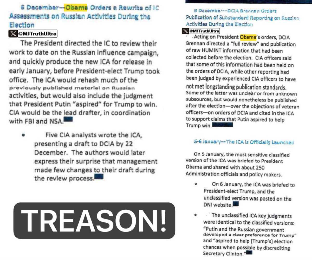 MJTruthUltra's tweet photo. Devin Nunes is back in play:

They raided Mar-A-Lago because they were desperately trying to find this Intelligence Community Report 

“Nobody thought Trump was going to win” — and Obama’s own IC stated there was no Evidence whatsoever that Trump colluded with Russia— and in fact, the IC concluded that Russia wanted Hillary Clinton to win because they had BLACKMAIL on her

https://t.co/4aQJcST4ID