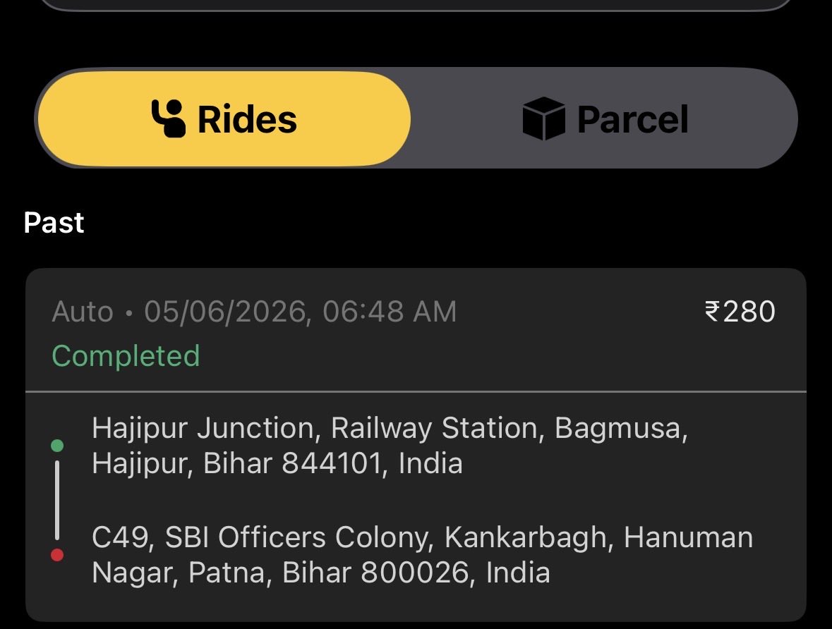 FininceNerd's tweet photo. @rapidobikeapp 

Dear Rapido care
I have been charged with extra money by your driver forcefully, i tried contacted your customer care team but no response at real time. 

Kindly help. https://t.co/PUcoFExuHU