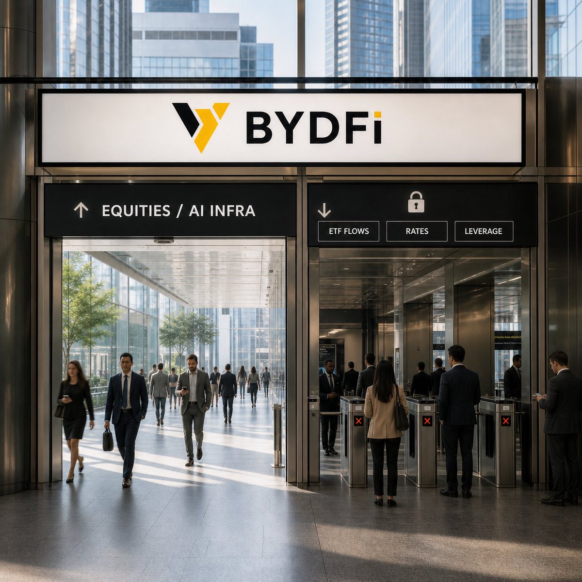 BYDFiAlpha's tweet photo. Risk appetite was not gone; it was split. 

Equities moved first, crypto had more friction to clear. https://t.co/9vVA6aPyLa