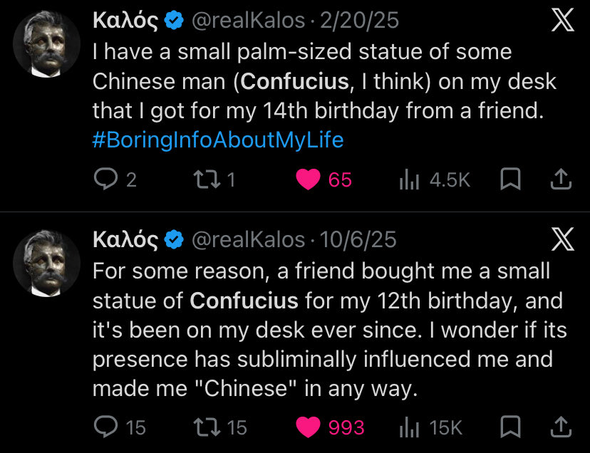 theGherf's tweet photo. One minute he says it was his 12th birthday, the next he says it was his 14th. How stupid does Flip-flop Kalos think we are? https://t.co/QRVUz1yRUt